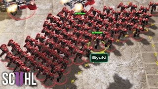 ByuN's 110+ MASS MARINES - Starcraft 2: Maru vs. ByuN