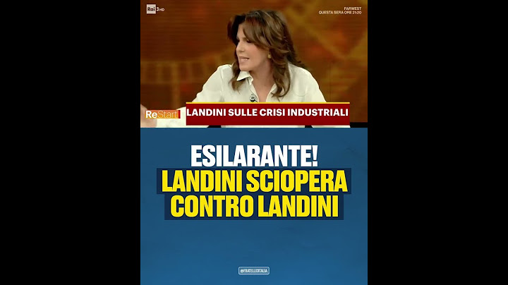 Landini, quello della rivolta sociale e… dei contratti a cinque euro. Guardate!