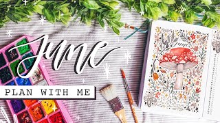 PLAN WITH ME | June 2020 Bullet Journal Setup Using Jelly Paints✨