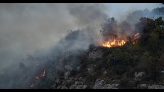 Un incendie spectaculaire dans le Jura a déjà brûlé plus de 400 hectares