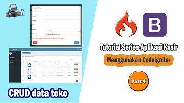 Tutorial Codeigniter Aplikasi Kasir Part 4