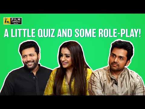 A Little Quiz And Some Role-Play!  | Karthi | Trisha | Jayam Ravi | Mani Ratnam | The Ramya Show