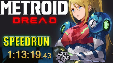 Any% Suitless Speedrun - Metroid Dread - (1:13:19 OLD PB) 1.0.2 Patch