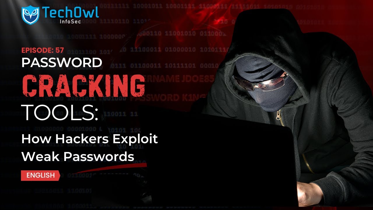 Password Cracking Tools: How Hackers Exploit Weak Passwords | EP57 | ENGLISH | Techowl Infosec