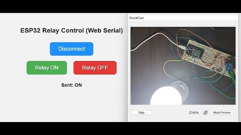 Web Bluetooth Control Home Appliances using ESP32 & Relay | Browser-Based ON/OFF Switch