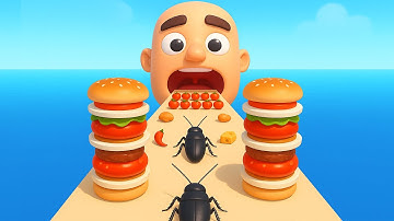 Sandwich Runner - SpeedRun All Levels Gameplay Walkthrough Android,ios New Update GBD9