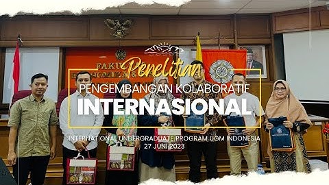 Penelitian Kolaboratif Internasional IUP UGM