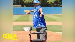 Man fighting rare disease is using his passion for baseball to help raise awareness l GMA