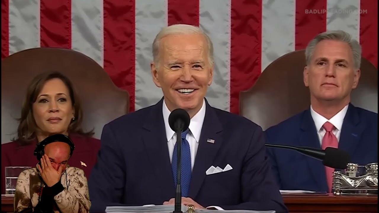 DG REACTS to Bad Lip Reading STATE of THE UNION 2023 YouTube