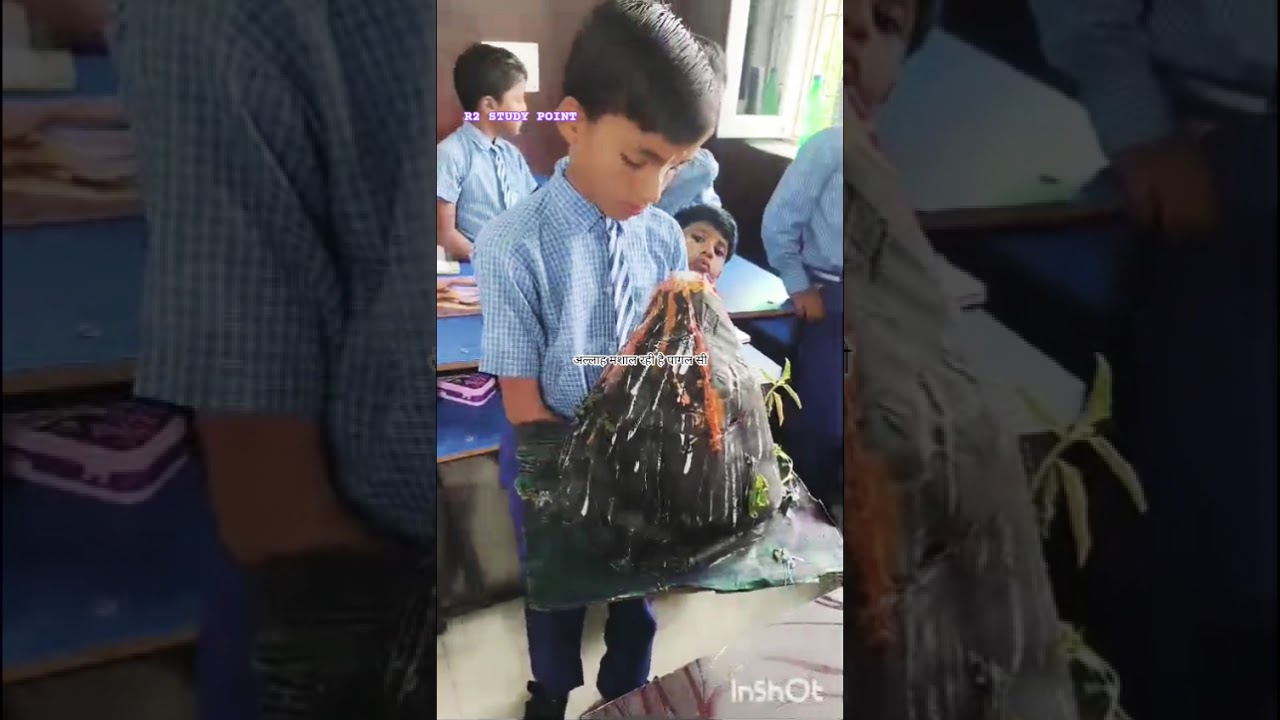 Volcano working model | volcano working model for school project | volcano working model project