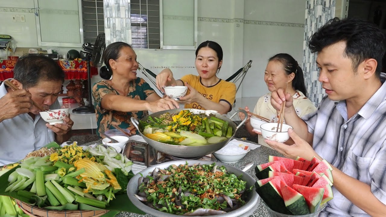 V470. Cá chạch đồng nấu lá giang - Món ngon dân dã đồng quê