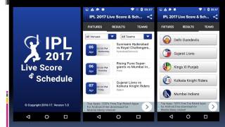 IPL 2017 Live Cricket Match Score & Schedule and Latest Update screenshot 4