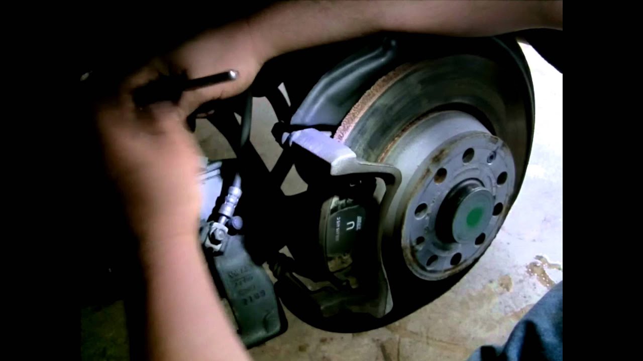 How to release electric park brake with basic tools - YouTube
