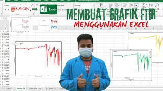 Membuat grafik FTIR menggunakan Ms. Excel l Tutorial: how to make FTIR spectra