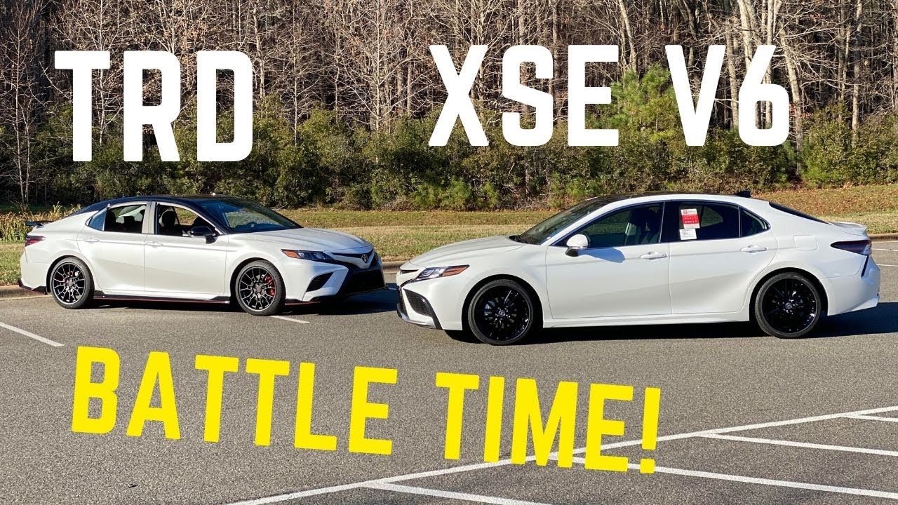 2021 Camry XSE V6 vs Camry TRD - YouTube