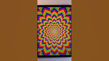 Watch till end to see the Illusion! #shortsfeed #trippyart