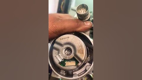 Encoder remove video  siemens make servo motor