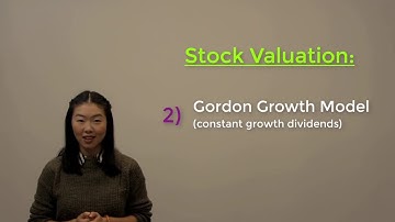Video 17 - Stock Valuation: Gordon Growth Model