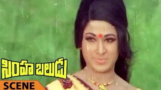 Ntr & Vanisree Love Scene Simha Baludu Movie Ntr, Jayamalini, Vanisree