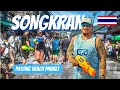 Crazy water fight ever songkranfestival phuket thailand polytube patong samoan