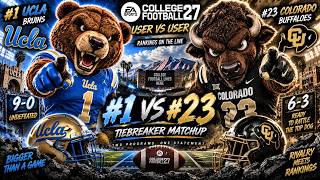 Can #23 Colorado END #1 UCLA’s Undefeated Season?! | CFB 27