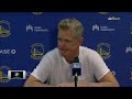 Steve Kerr Postgame Interview | Golden State Warriors lose to New Orleans Pelicans 114-105
