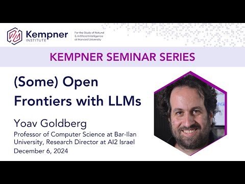 (Some) Open Frontiers with LLMs with Yoav Goldberg Episode cover