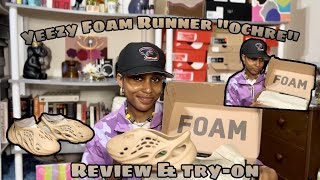 Yeezy Foam Runner &quot;Ochre&quot; Unboxing, Try - On, &amp; Honest Review | God&#39;s Queen