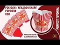 Polygon Popcorn Box DIY | Hexagon Packaging Design in Adobe Illustrator Tutorial
