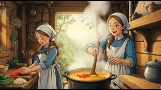 A Peaceful Valley Story Cozy Ghibli-Style Nature Cooking