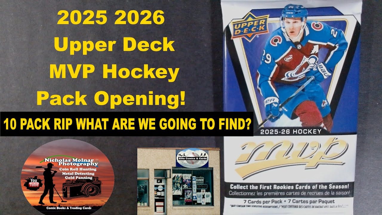 Открытие набора MVP Upper Deck 2025-2026! 10 наборов готовы 🔥