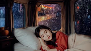 Rain  sound 😴 Sleeping in a Cozy car cabin during Heavy Rain by UDAN Therust 527 views 5 days ago 3 hours, 51 minutes