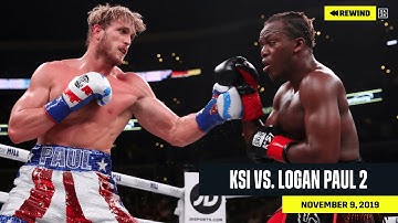 FULL FIGHT | KSI vs. Logan Paul 2 (DAZN REWIND)