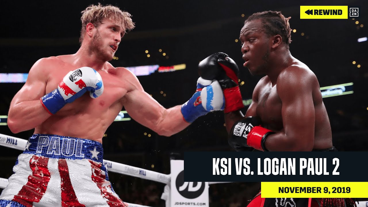FULL FIGHT | KSI vs. Logan Paul 2 (DAZN REWIND) -