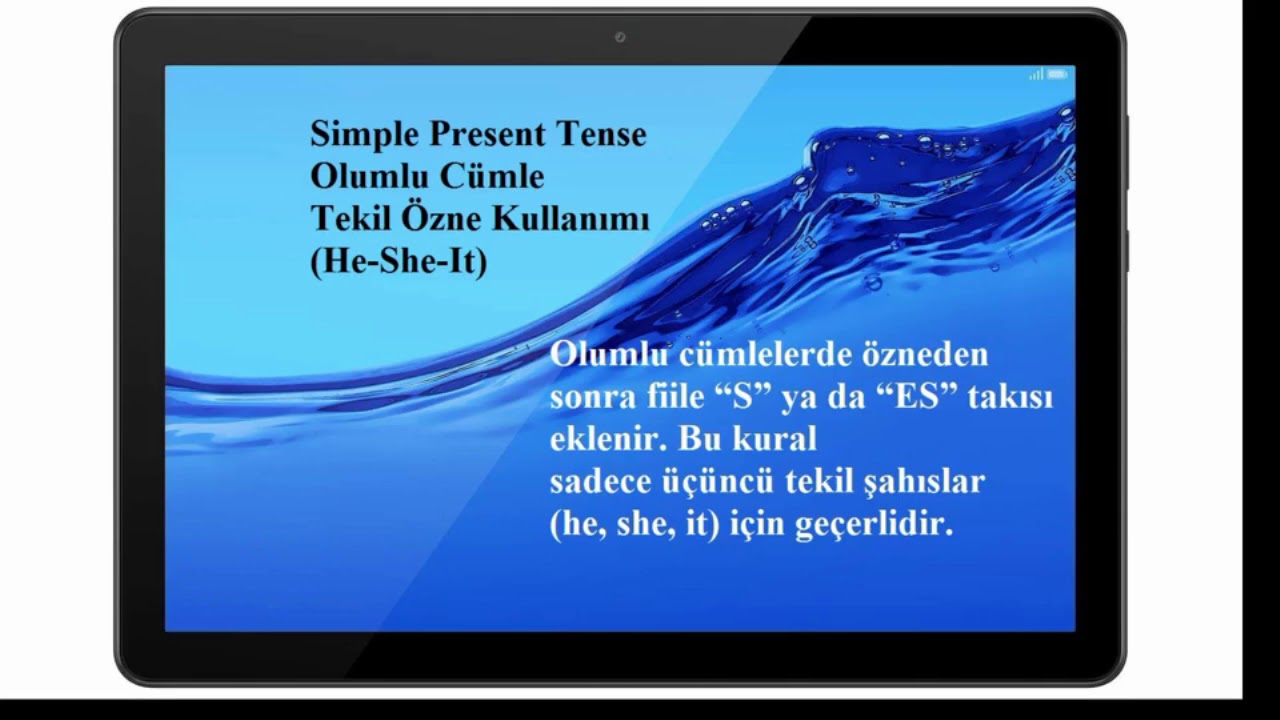 Simple Present Tense Konu Anlat m YouTube