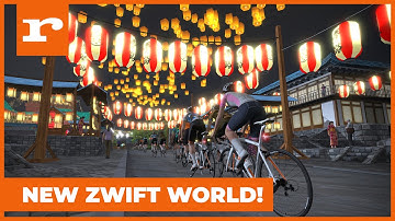New Zwift world! Riding the Yumezi map in the Makuri Islands