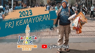 PRJ KEMAYORAN 2023 Menjadi Lautan manusia.  #prjkemayoran #prj #pekanrayajakarta #ulangtahunjakarta