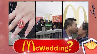 McWedding Proposal - @McDonalds Engagement Proposal (McDonald's Theme Wedding Dream)