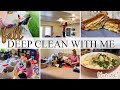 🍂 FALL DEEP CLEAN WITH ME 🍂 CLEANING WINDOWS, LIGHT FIXTURES AND MUCH MORE | FALL CROCKPOT RECIPE