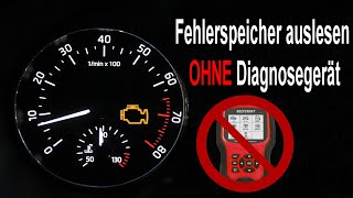 Fehlerspeicher beim Auto selber auslesen OHNE Diagnosegerät