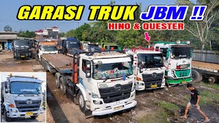 Markas Truk JBM !! Bertemu unit Truk baru HINO FM 280TH, Banyak Pakai Truk UD QUESTER & HINO 500