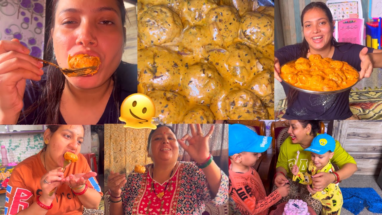 Bhabhi Ke Birthday Par Sabko Spicy🔥 Malai🥟 Momo Bana Kar Khila Diya