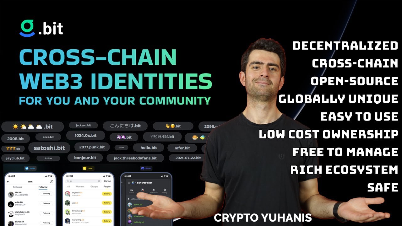 DotBIT - .BIT - For You & Your Communities: Cross Chain Web 3 Identities!