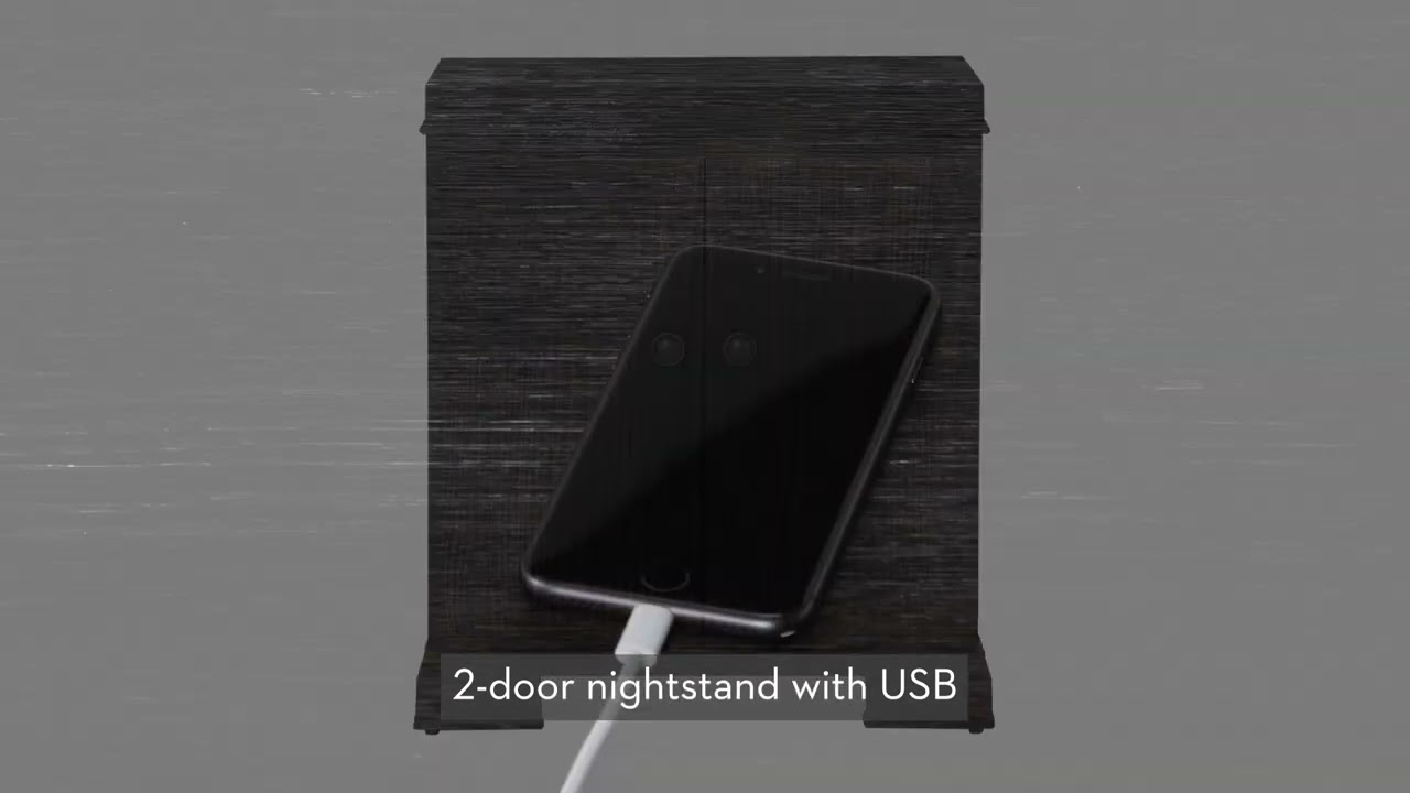 Estate 2-Door Nightstand USB Set of 2 | Living Spaces