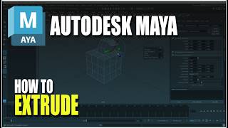 Autodesk Maya How To Extrude