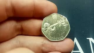 UK 2011 OLYMPIC SHOOTING 50p 50 Pence Coin UPDATED VALUE + REVIEW
