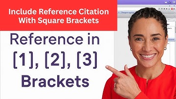 How To Include Reference Citation With Square Brackets In Ms Word (2025)