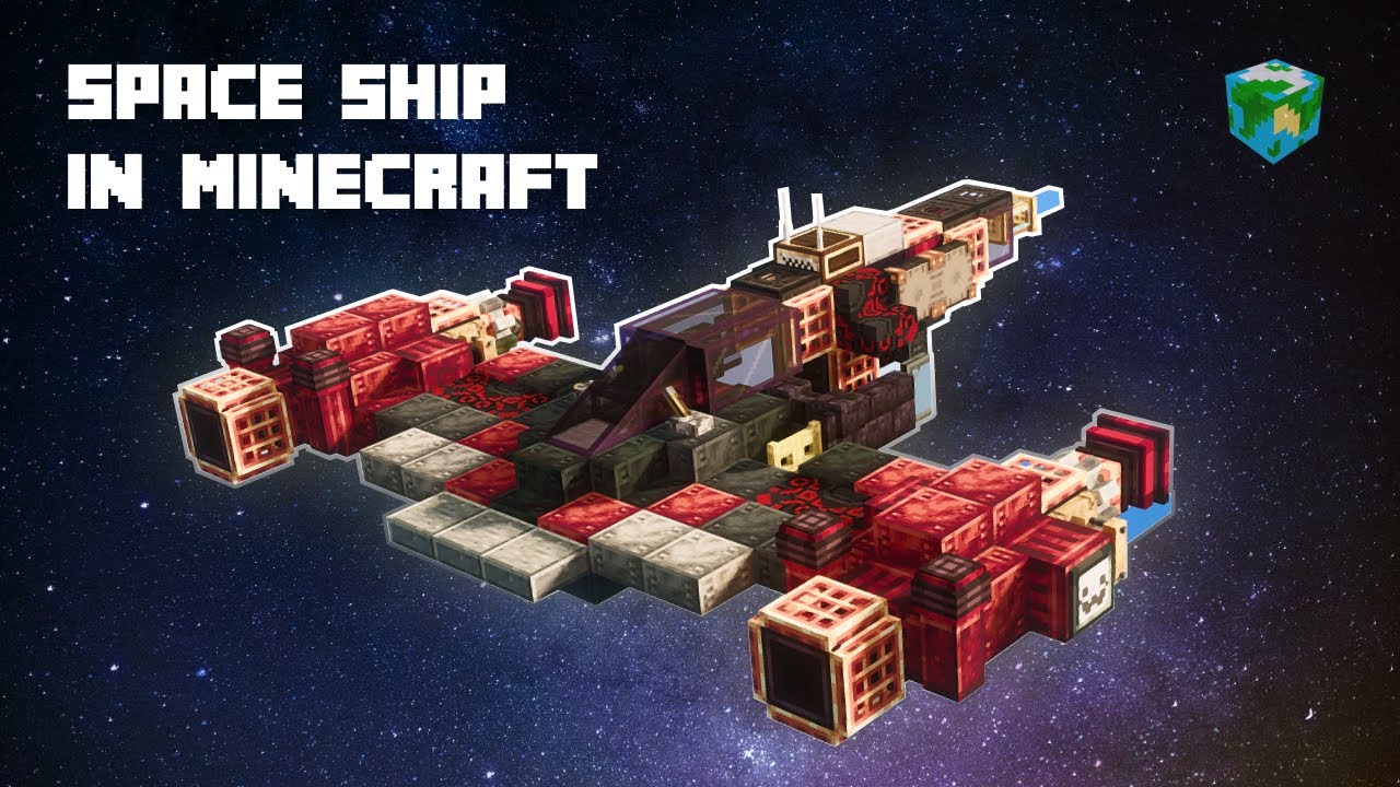 StarWars Space Ship in Minecraft | Create & Trackwork Mods
