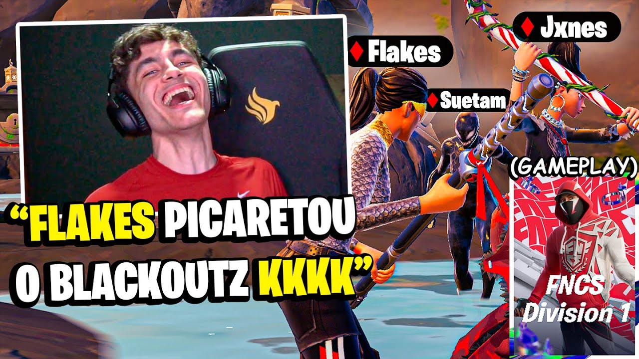 *ELIMINADO BLACKOUTZ* Suetam, Flakes e Jxness DESTROEM na FNCS dia 2!