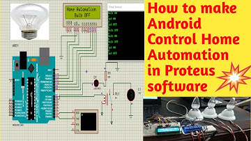 #7 How to make Android Control Home Automation in Proteus8 Software - #Easytronic Tutorial